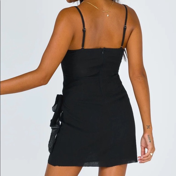 NWT- Princess Polly- FOREST HUNT MINI DRESS BLACK - Picture 3 of 3